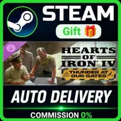 Hearts of Iron IV: Thunder at our Gates Steam PC Gift AUTO DELIVERY DLC