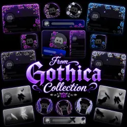 Любые наборы Gothica Набор «Тёмные розы» или Набор «Ворон»,
