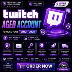 Старый аккаунт Twitch | 2012–2025 | Полный доступ | Почта + токен | Верифицирован | Мгновенная доста