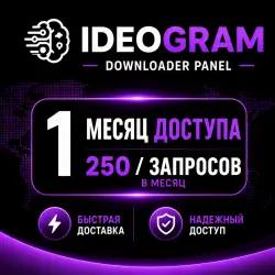 Ideogram – Доступ на 1 месяц – 250 / запросов – Панель загрузки – Мгновенная доставка