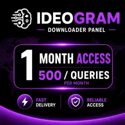 Ideogram – 1 Month Access – 500 / Queries – Downloader Panel – Instant Delivery