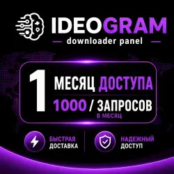 Ideogram – Доступ на 1 месяц – 1000 / запросов – Панель загрузки – Мгновенная доставка
