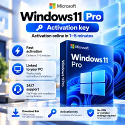 Activation key | Windows 11 Pro (Professional) | LTSK version activation