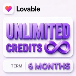 UNLIMITED Lovable AI | 6 MONTHS | Full Term Warranty