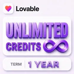 UNLIMITED Lovable AI | 1 YEAR | Full Term Warranty