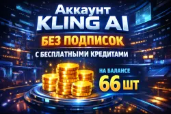 KLING AI account 66 credits