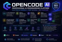 OPENCODE AI | Professional AI programming platform | Multiple AI models |  up to
