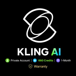 KLING AI | Личный аккаунт | 660 кредитов | Подписка на 1 месяц +