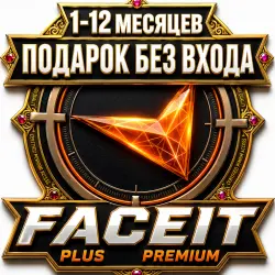 FACEIT PLUS • PREMIUM 1/3/6/12 MONTHS without entry