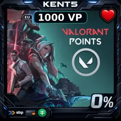 Valorant gift card | 1000 VP - Europe (EU)