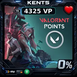 4325 Valorant Points - Турция (TR)