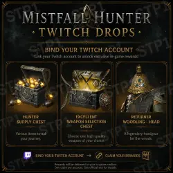 3/3 Returner Woodling-Head Skin Excellent Weapon Selection Chest Open Beta Twitch Drop