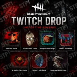 7/7 Jason DbD: RUIN Rift Badge Charm Banner Twitch Drop