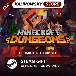 MINECRAFT DUNGEONS · ULTIMATE DLC BUNDLE · WORLDWIDE