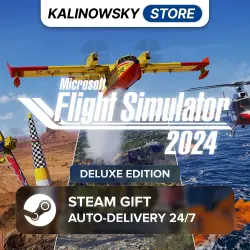 MICROSOFT FLIGHT SIMULATOR 2024 · DELUXE · WORLDWIDE
