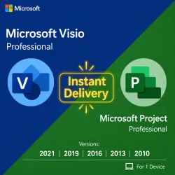 Microsoft Visio / Project Profesional 2021/2019/2016/2013/2010 - Instant Delivery