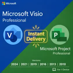 Microsoft Visio / Project Profesional 2024/2021/2019/2016/2013/2010 - Instant Delivery