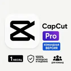 CapCut PRO | Personal Account Top-up | 1-12 Months | Full Toolkit, Unlimited Exports | Full Warranty