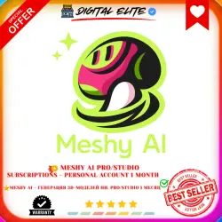 Подписка Meshy AI Pro/Studio — личный аккаунт, 1 месяц