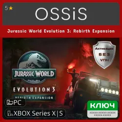 КЛЮЧ Jurassic World Evolution 3 Rebirth Expansion XBOX, Win PC Код