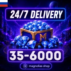 (AUTO) 24/7 DIAMONDS BY ID | Russia | 35-6000 DIAMONDS