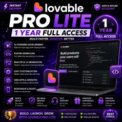 LOVABLE PRO LITE – 1 YEAR FULL ACCESS