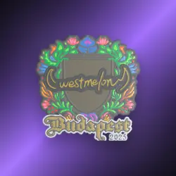 Sticker | westmelon (Embroidered) | Budapest 2025