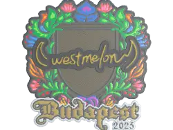 Sticker | westmelon (Embroidered) | Budapest 2025