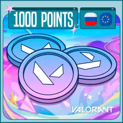 VALORANT POINTS RU 1000 VP РОССИЯ АВТОВЫДАЧА