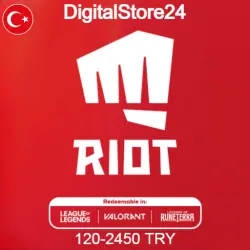 Подарочная карта Riot Cash Card Турция 120-2450 TRY