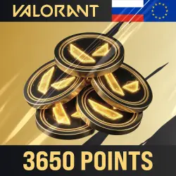 VALORANT POINTS RU 3650 VP РОССИЯ АВТОВЫДАЧА