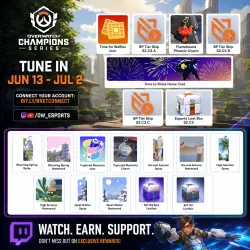 Overwatch 2 19/19 OWCS S2 Campaign 3 Значок именной открытки с надписью Epic Lootbox