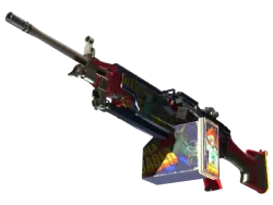 StatTrak M249 | Nebula Crusader | Немного поношенное