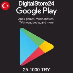 Подарочная карта Google Play Турция 25-1000 TRY