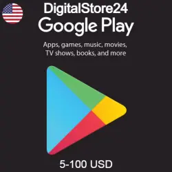 Подарочная карта Google Play США 5-100 USD