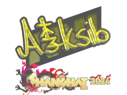 Sticker | Aleksib (Glitter) | Shanghai 2024