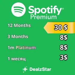 SPOTIFY PREMIUM [1-12 Months] WORKS WORLDWIDE•