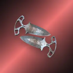 StatTrak Shadow Daggers | Rust Coat | Поношенное
