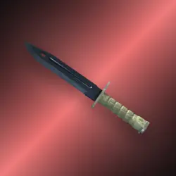 StatTrak Bayonet | Blue Steel | Немного поношенное