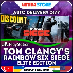 Tom Clancy's Rainbow Six Siege Elite Edition · PS4/PS5 · TR/UA/IN/US · AUTO 24/7
