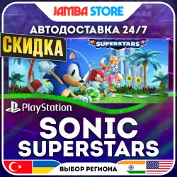 SONIC SUPERSTARS · PS4/PS5 · TR/UA/IN/US · АВТО 24/7 · СКИДКА ДО 13.08