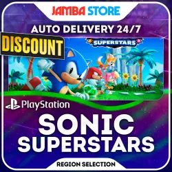 SONIC SUPERSTARS · PS4/PS5 · TR/UA/IN/PL/US · AUTO 24/7 · DISCOUNT 08.10