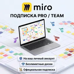 Miro Subscription (Starter / Business) — 1 month, 1 user
