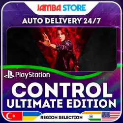 CONTROL Ultimate Edition · PS4/PS5 · TR/UA/IN/US · AUTO 24/7