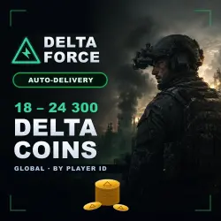 Delta Force Delta Coins — top-up by player ID (Global)