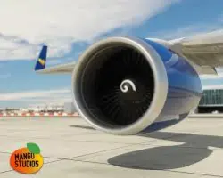Mango Studios GE CF6 for FlightFactor Boeing 767 | XP 11,12