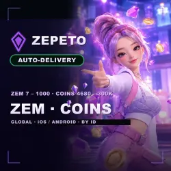 ZEPETO — ZEM and Coins by ID, Global (iOS/Android)