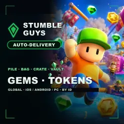 Stumble Guys — Gems and Stumble Tokens by ID, Global