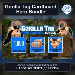 Cardboard Hero Bundle для Gorilla Tag | DLC Meta Quest 2/3/3S