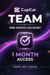 CapCut pro Team Subscription 1 Month - Private Account (Global)